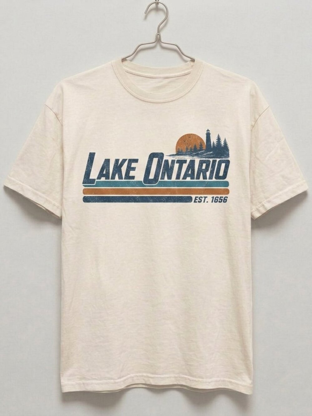 Lake Ontario Great Lakes T-Shirt Natural